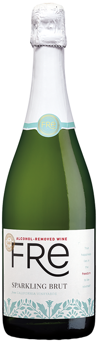 Fre Sparkling Brut, fre wines, sparkling brut, best alcohol removed wine, alcohol removed, alcohol free wine