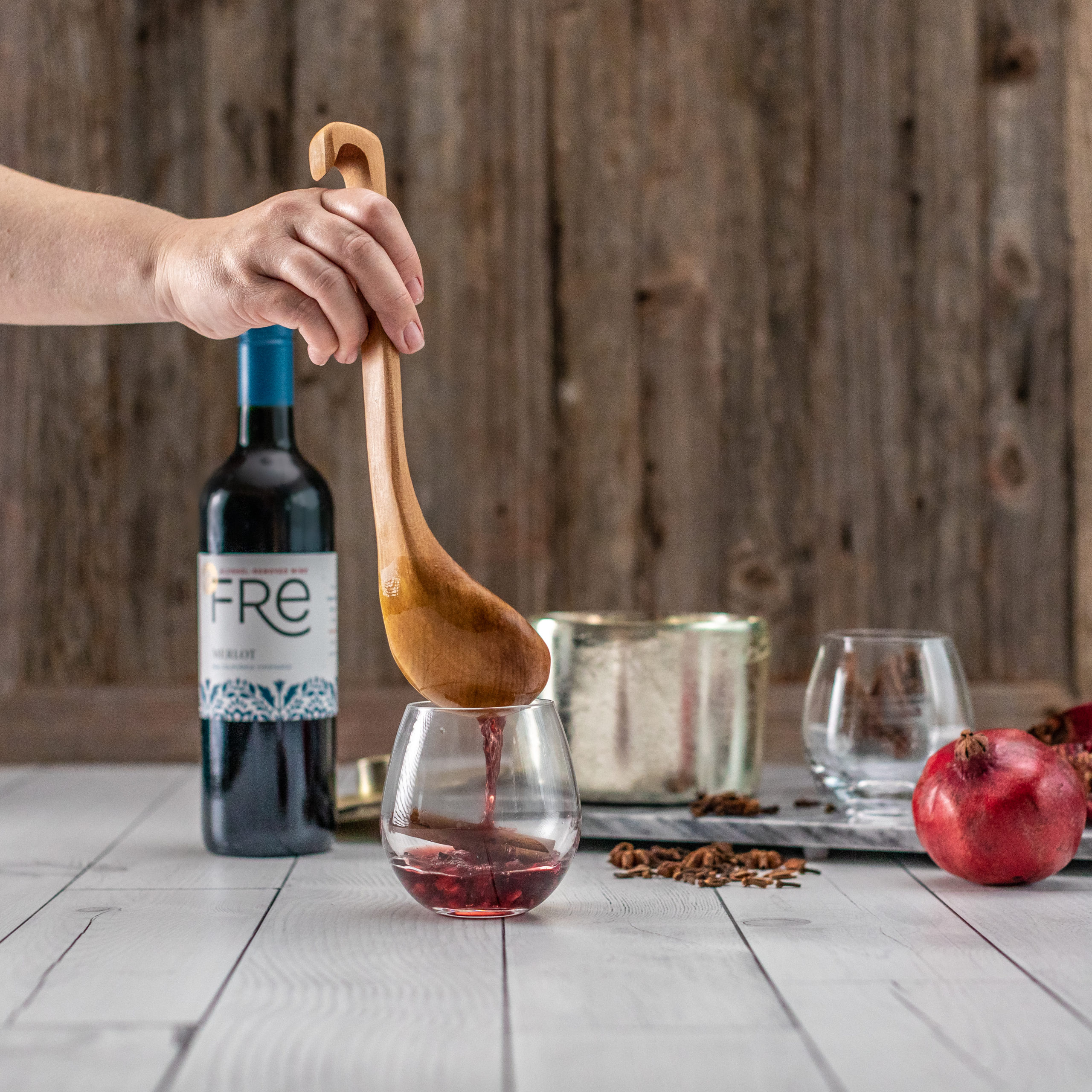 mocktail, red wine mocktail, red wine cocktail, fre wine, fre wines, alcohol removed wine, alcohol free wine, mulled wine